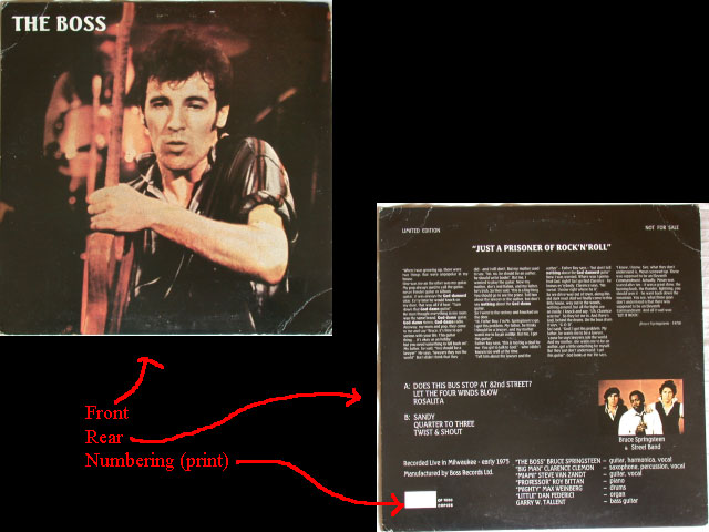Bruce Springsteen - JUST A PRISONER OF ROCK'N'ROLL
